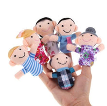 Load image into Gallery viewer, Family Finger Puppets