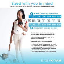 Load image into Gallery viewer, Baby K’Tan Organic Baby Carrier