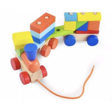 Load image into Gallery viewer, Wooden - Blocks Train