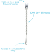 Load image into Gallery viewer, Razbaby - RaZzies Silicone Paci/Teether Holder 2pk