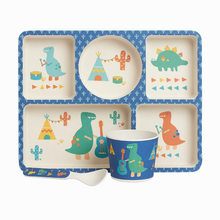 Load image into Gallery viewer, Penny Scallan - Bamboo Divided Plate Set