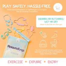 Load image into Gallery viewer, Cottontail Baby Mosquito Rings