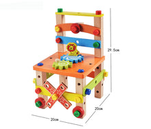 Load image into Gallery viewer, Wooden Disassembling Chair