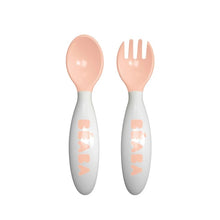 Load image into Gallery viewer, Beaba 2nd-Age Training Fork & Spoon Set with Case