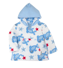 Load image into Gallery viewer, Zoocchini Baby Upf50 Swim Terry Coverup - (12-24 mos.)