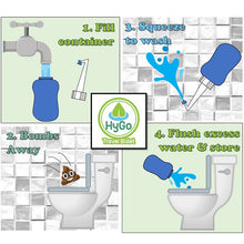 Load image into Gallery viewer, Hygo Travel Bidet 300ml - Blue