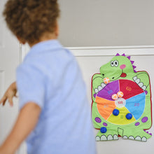Load image into Gallery viewer, Soft Toys Dino Dart Ball Indoor Soft Play Velcro Ball Target Darts
