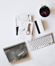 Load image into Gallery viewer, Zippies Steel Grey Reusable Standup Storage Bags