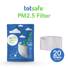 Load image into Gallery viewer, Totsafe PM2.5 Filter packs of 20s