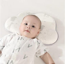 Load image into Gallery viewer, Olive & Cloud Baby Head Shaping Pillow (With Extra Pillow Case)