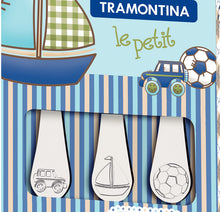 Load image into Gallery viewer, Tramontina Le Petit 3-Piece Child's Cutlery Set