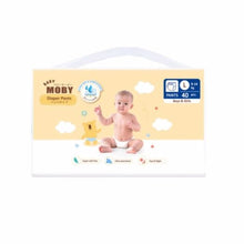 Load image into Gallery viewer, Baby Moby Chlorine Free Diaper Pants (Large Size 9-14kgs) - 38 pcs