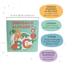 Load image into Gallery viewer, Cali's Books Baby Dinosaur Alphabet