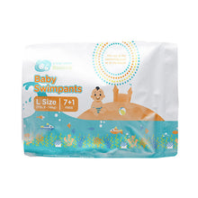 Load image into Gallery viewer, Orange and Peach Baby Swim Pants
