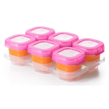 Load image into Gallery viewer, Oxo Tot Baby Blocks Freezer Storage Containers 2oz x 6