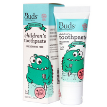 Load image into Gallery viewer, Buds Children’s Toothpaste With Xylitol (1-3 years old)