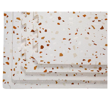 Load image into Gallery viewer, Olive & Cloud Terrazzo Puzzle Mats