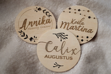 Load image into Gallery viewer, Hello World - Baby Birth Details Disc