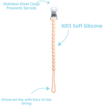 Load image into Gallery viewer, Razbaby - RaZzies Silicone Paci/Teether Holder 2pk