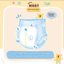 Load image into Gallery viewer, Baby Moby Chlorine Free Diaper Pants (Large Size 9-14kgs) - 38 pcs