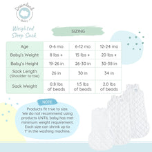 Load image into Gallery viewer, Dreamland Baby Dream Weighted Sleep Sack