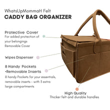 Load image into Gallery viewer, Whatsupmommah Felt Diaper Caddy