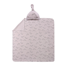 Load image into Gallery viewer, Bao Bei Tyler Baby Blanket + Matching Hat Set