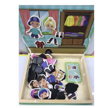 Load image into Gallery viewer, Wooden - Intelligence Magnetic Puzzle Box