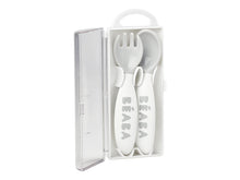 Load image into Gallery viewer, Beaba 2nd-Age Training Fork & Spoon Set with Case