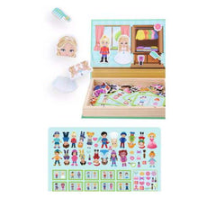 Load image into Gallery viewer, Wooden - Intelligence Magnetic Puzzle Box