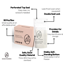 Load image into Gallery viewer, Mama Blends Breastmilk Storage Bags