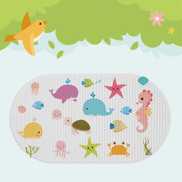 Nature to Nurture Under the Sea Bath mat
