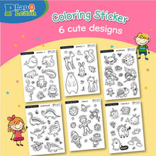 Load image into Gallery viewer, Play Plearn Coloring Sticker
