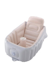 Load image into Gallery viewer, Richell Inflatable Soft Baby Bath Step Up
