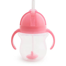 Load image into Gallery viewer, Munchkin Any Angle Click Lock Weighted Flexi Straw Trainer Cup, 7 Ounce
