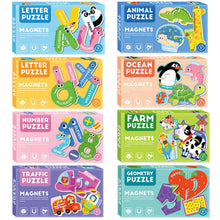 Load image into Gallery viewer, The Kiddie Concept Educational Puzzle Magnets

