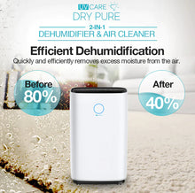 Load image into Gallery viewer, UV Care Dry Pure 2-In-1 Dehumidifier &amp; Air Cleaner (12L)
