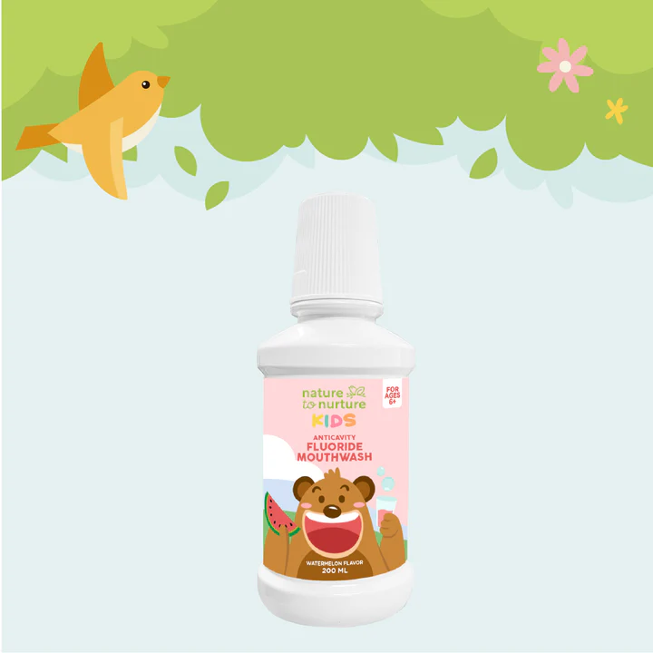 Nature to Nurture Kids Anticavity Flouride Mouthwash 200ml