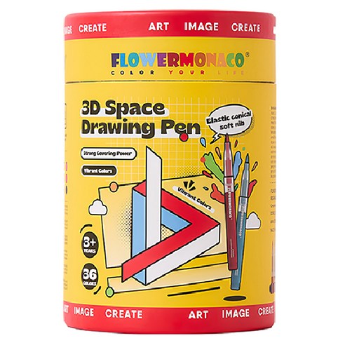 Flower Monaco  3D Acrylic Drawing Pen