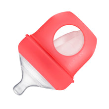 Load image into Gallery viewer, Boon Nursh Silicone Baby Feeding Bottle (with Pouch) 4oz

