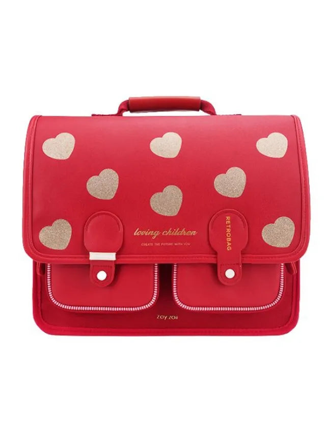 Zoy Zoii B66 Retro Backpack Red
