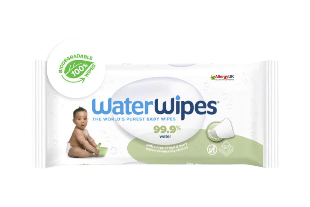 WaterWipes Biodegradable with Soapberry 60 pulls