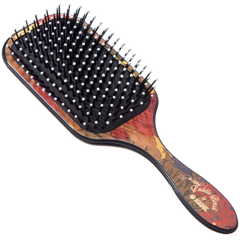 Kent Large Floral Cushioned Paddle Brush (LB1)