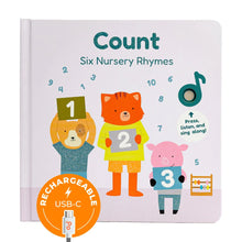 Load image into Gallery viewer, Cali&#39;s Books Count With Nursery Rhymes - (Rechargeable)
