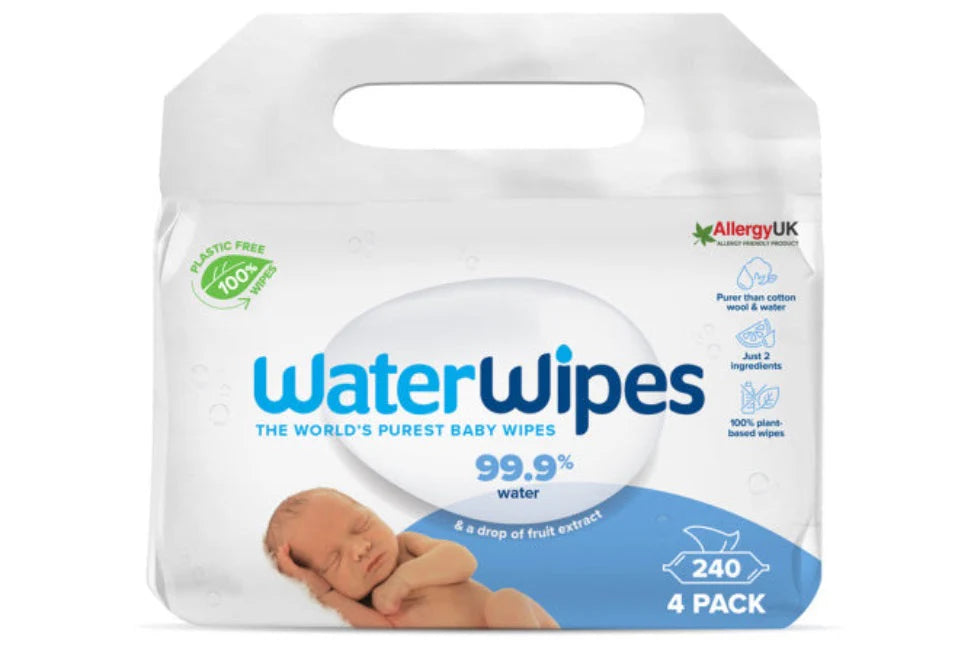 WaterWipes Biodegradable Pack of 4 x 60 pulls