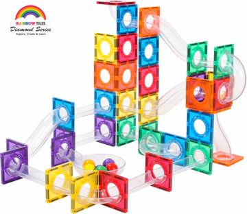 Mimmo and Me Marble Run Race Track - Diamond Series 63pcs