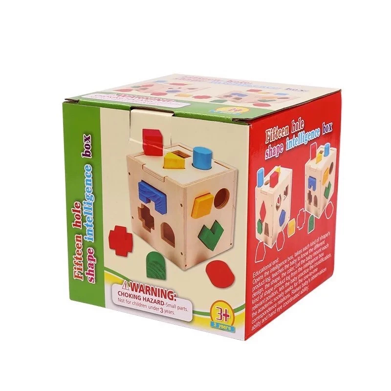 Wooden Fifteen Hole Shape Intelligence Box – Urban Mom