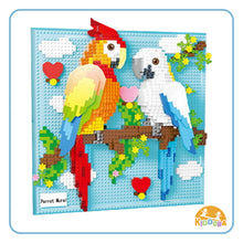 Load image into Gallery viewer, Kiddora Parrot 3D Mural Bricks
