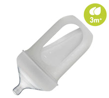 Load image into Gallery viewer, Boon Nursh Silicone Baby Feeding Bottle (with Pouch) 8oz
