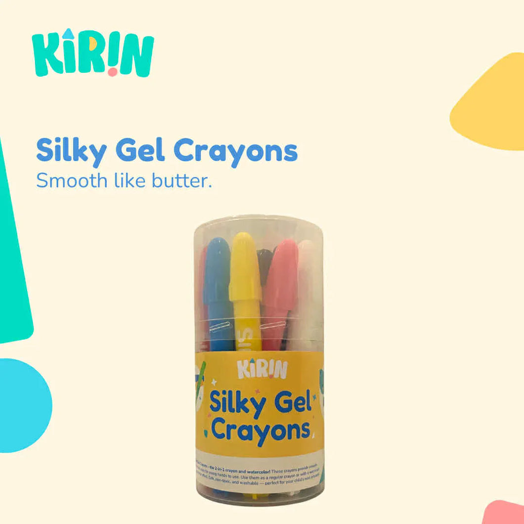 Kirin Silky Gel Crayon 12s